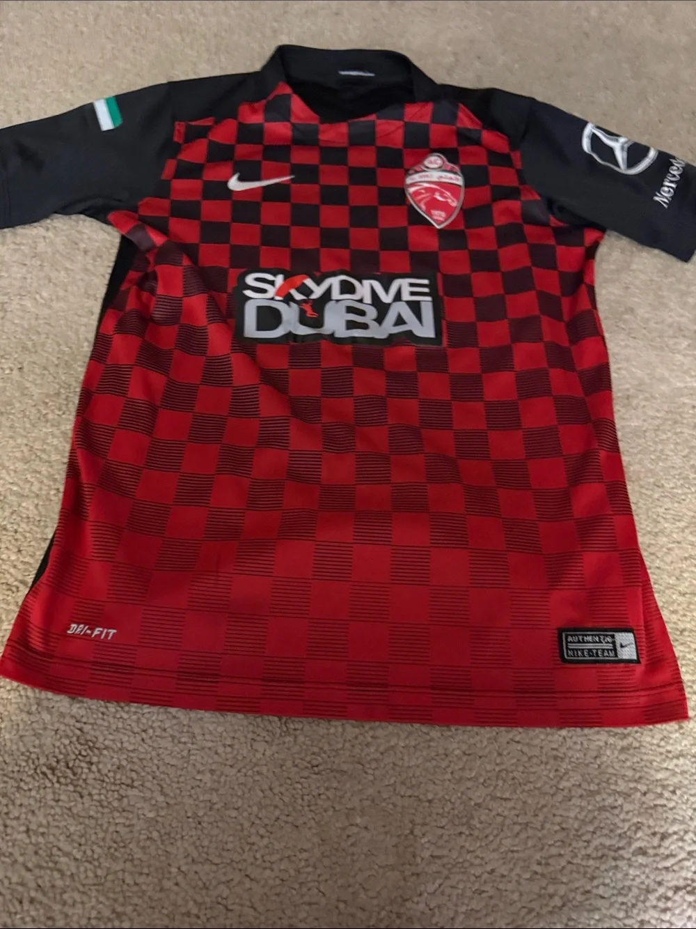 Nike kids Al Ahli home kit 15-16 season Jersey